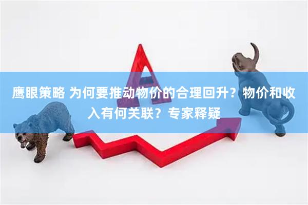 鹰眼策略 为何要推动物价的合理回升？物价和收入有何关联？专家释疑